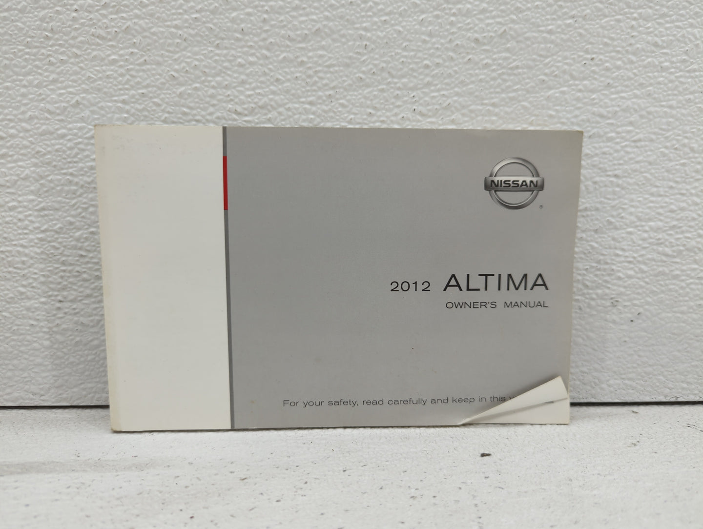 2012 Nissan Altima Owners Manual Book Guide OEM Used Auto Parts - Oemusedautoparts1.com