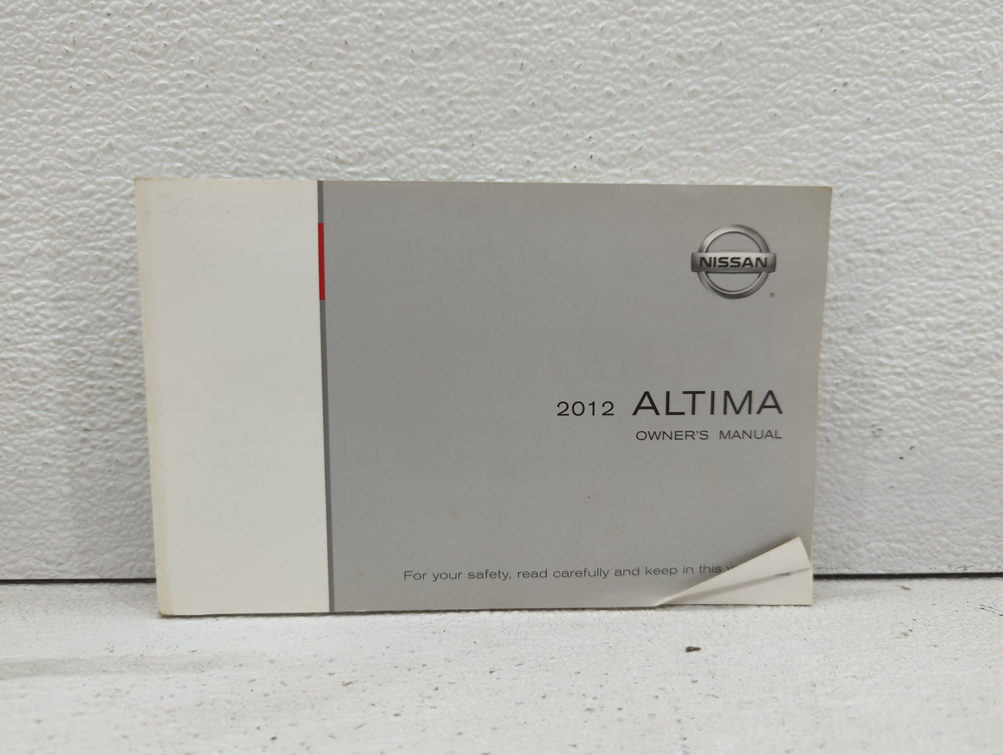 2012 Nissan Altima Owners Manual Book Guide OEM Used Auto Parts - Oemusedautoparts1.com