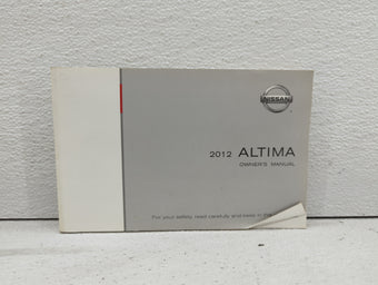 compare product 2012 Nissan Altima Owners Manual Book Guide OEM Used Auto Parts