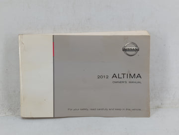 2012 Nissan Altima Owners Manual Book Guide OEM Used Auto Parts - Oemusedautoparts1.com