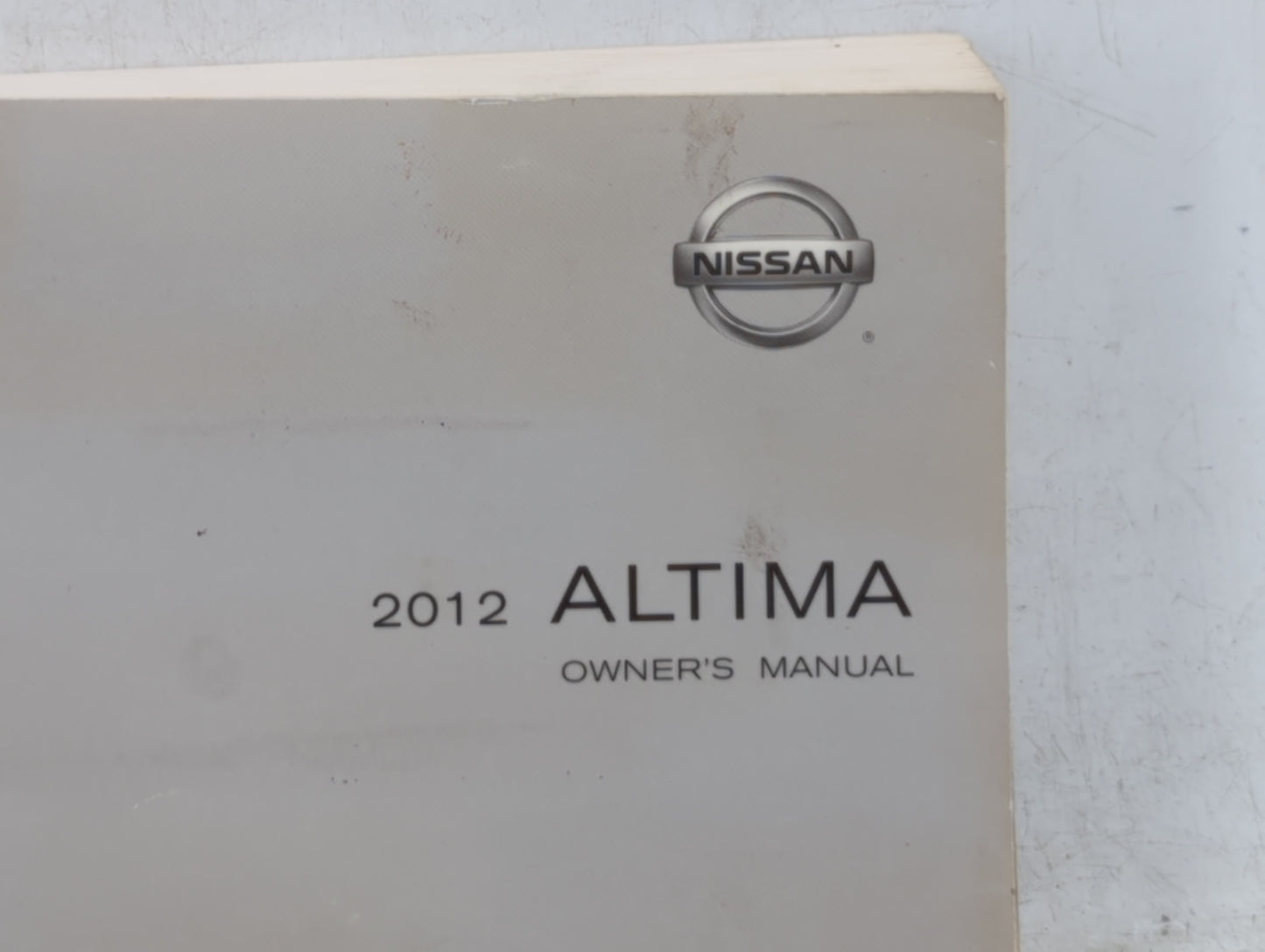 2012 Nissan Altima Owners Manual Book Guide OEM Used Auto Parts - Oemusedautoparts1.com