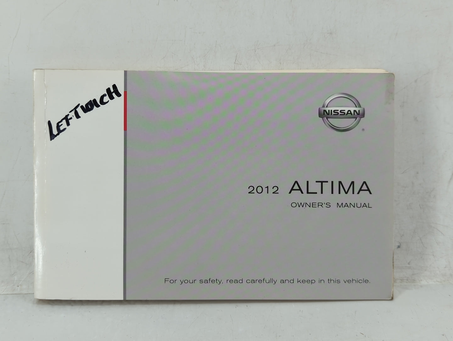 2012 Nissan Altima Owners Manual Book Guide OEM Used Auto Parts - Oemusedautoparts1.com