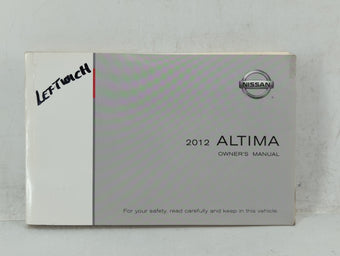 compare product 2012 Nissan Altima Owners Manual Book Guide OEM Used Auto Parts