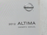 2012 Nissan Altima Owners Manual Book Guide OEM Used Auto Parts - Oemusedautoparts1.com