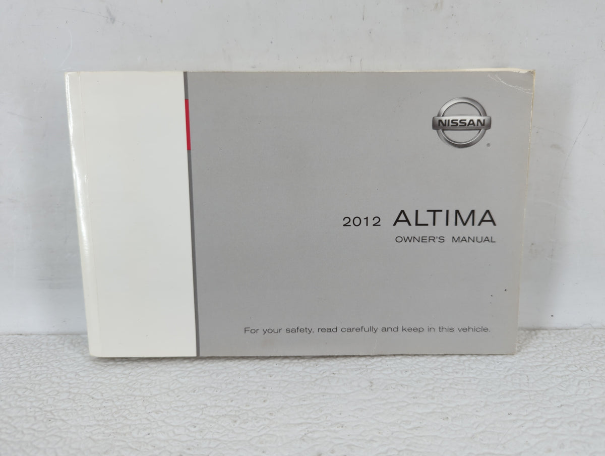2012 Nissan Altima Owners Manual Book Guide OEM Used Auto Parts - Oemusedautoparts1.com