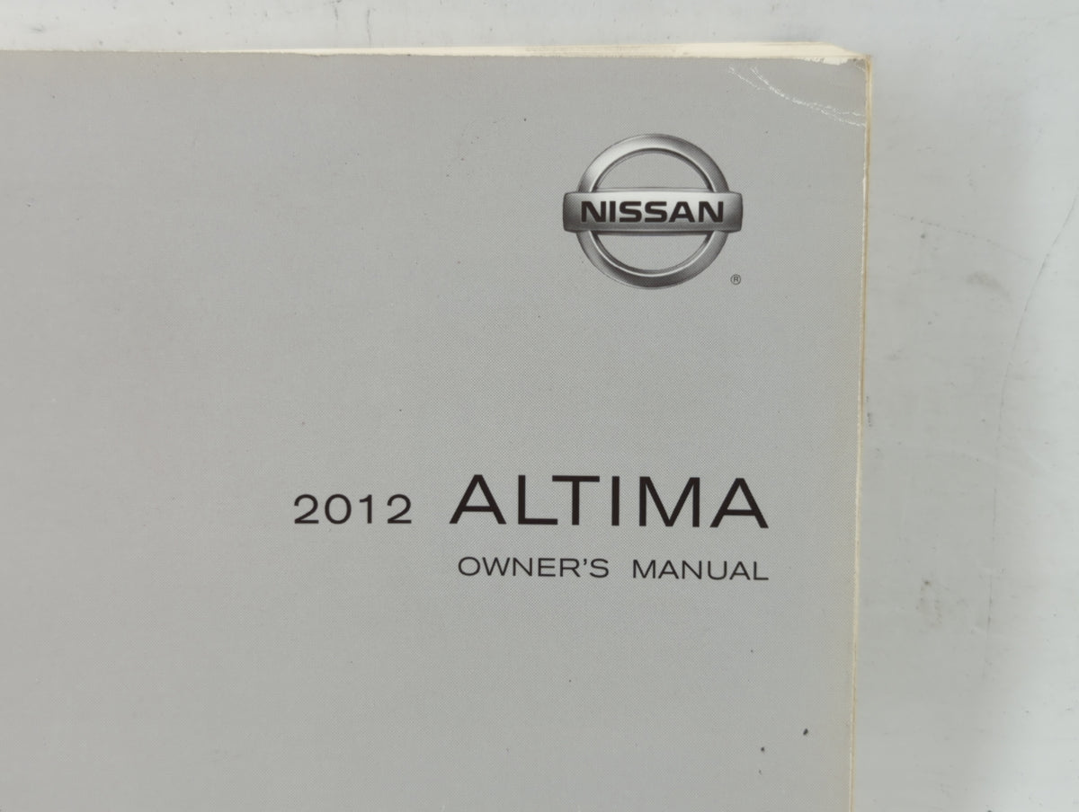 2012 Nissan Altima Owners Manual Book Guide OEM Used Auto Parts - Oemusedautoparts1.com