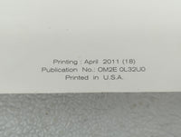 2012 Nissan Altima Owners Manual Book Guide OEM Used Auto Parts - Oemusedautoparts1.com