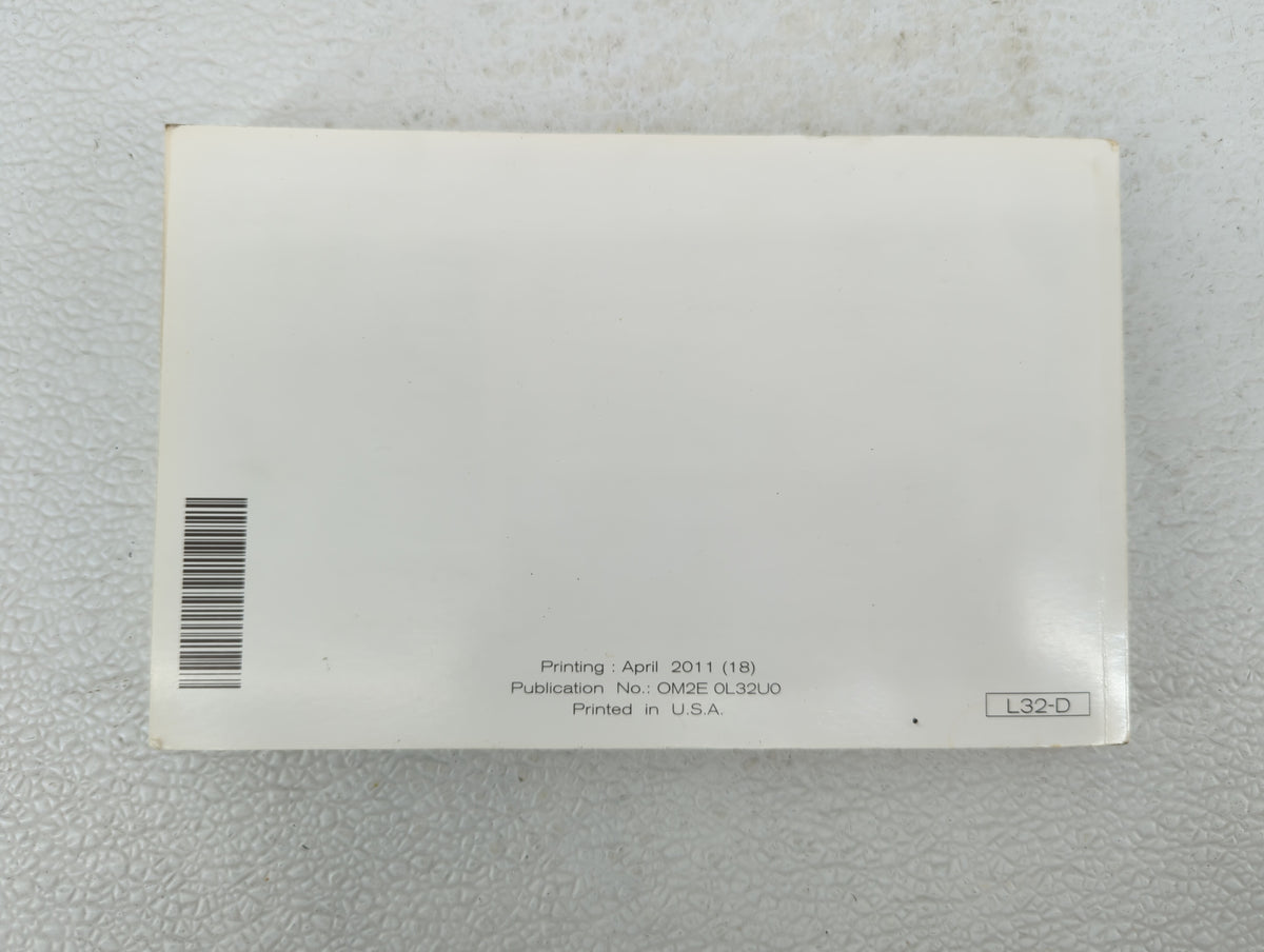 2012 Nissan Altima Owners Manual Book Guide OEM Used Auto Parts - Oemusedautoparts1.com