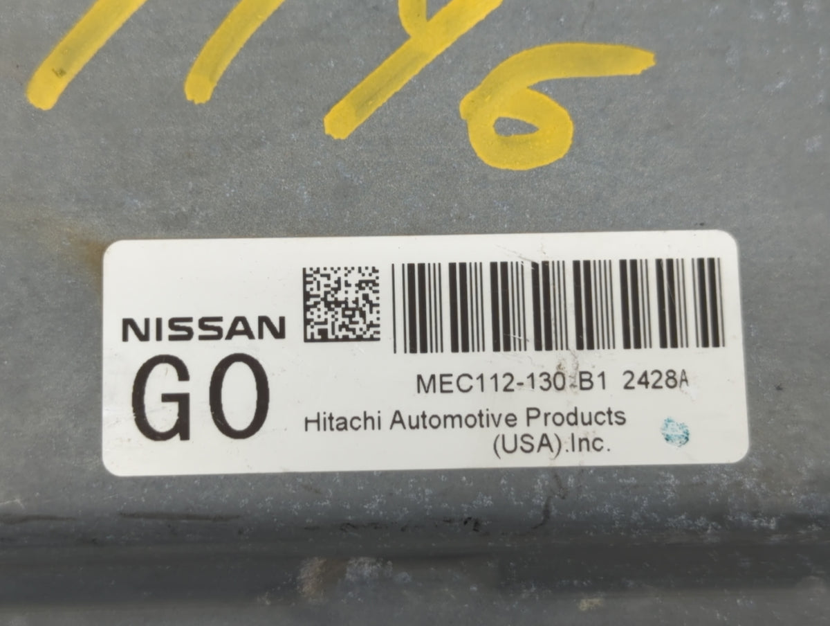 2011-2013 Nissan Altima PCM Engine Control Computer ECU ECM PCU OEM P/N:MEC300-012 A1 MEC114-100 B1 Fits 2011 2012 2013 OEM 