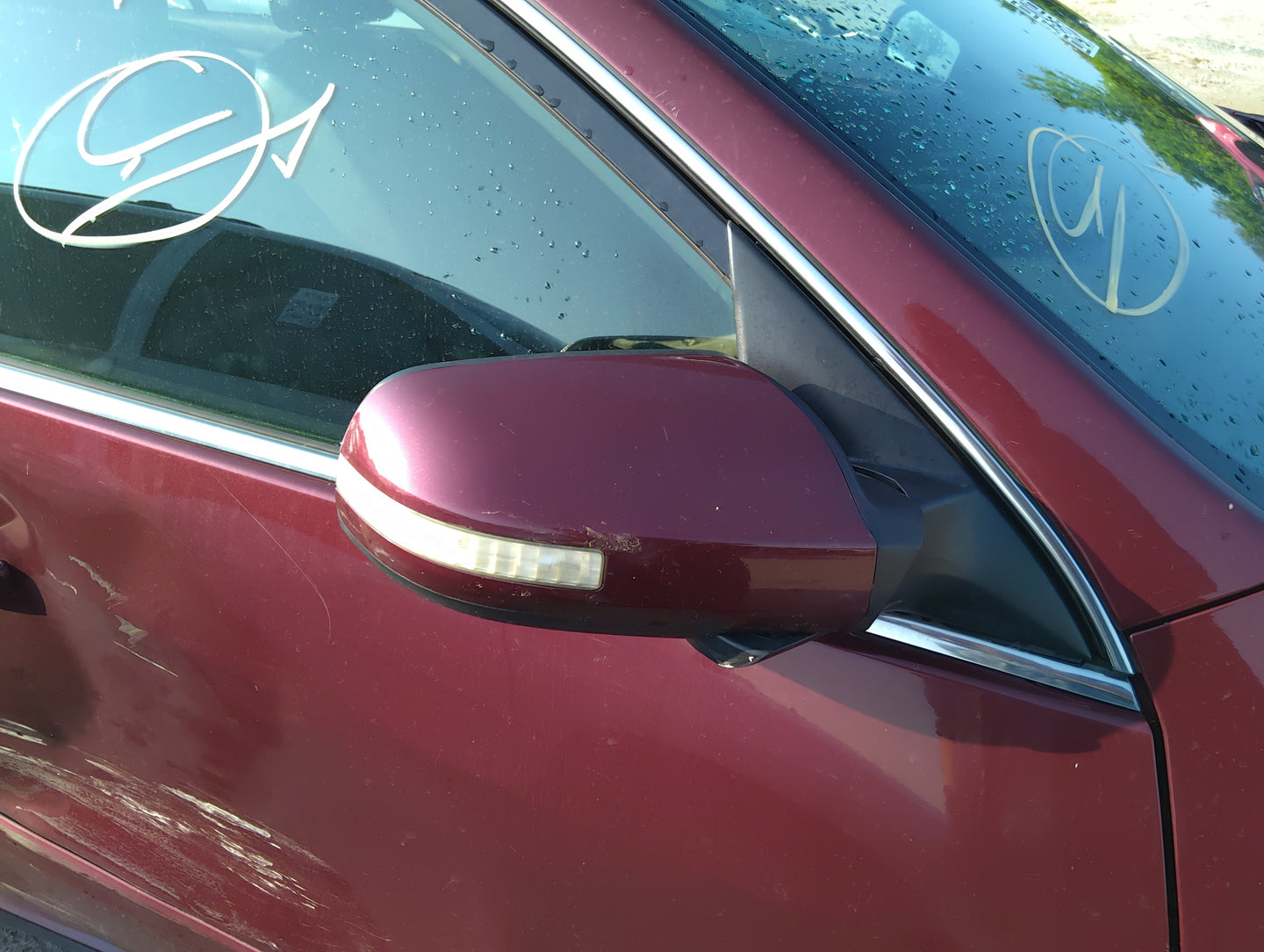 2007-2012 Nissan Altima Passenger Side View Mirror - Right Door Mirror OEM Used - Oemusedautoparts1.com