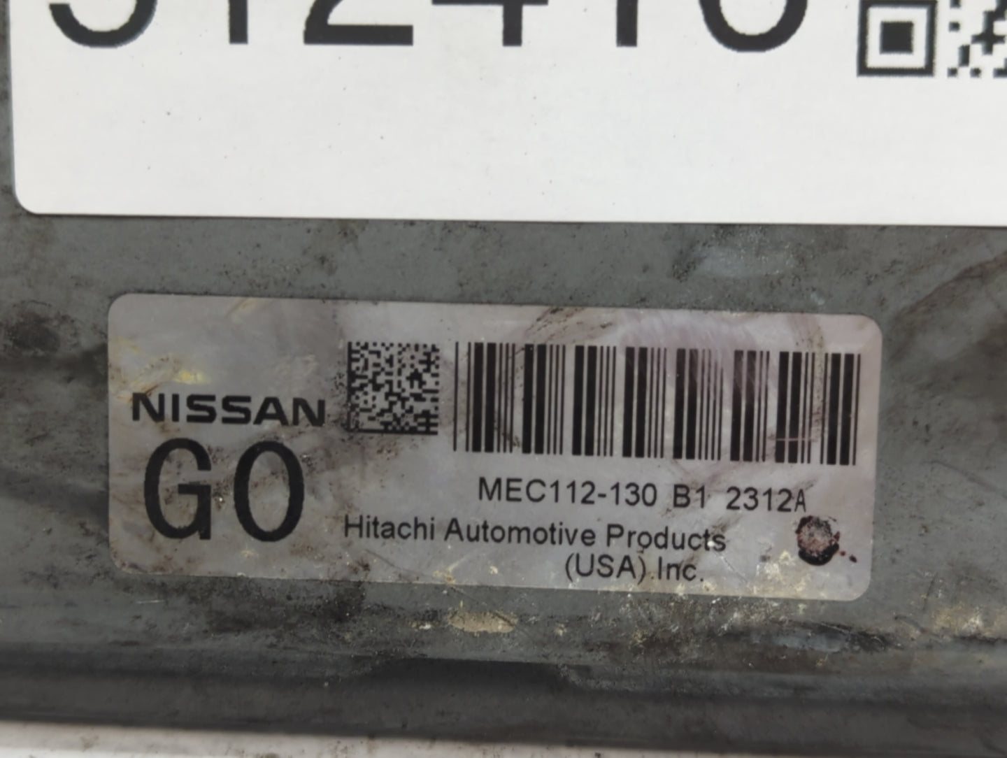 2011-2013 Nissan Altima PCM Engine Control Computer ECU ECM PCU OEM P/N:MEC112-130 B1 Fits Fits 2011 2012 2013 OEM Used Auto
