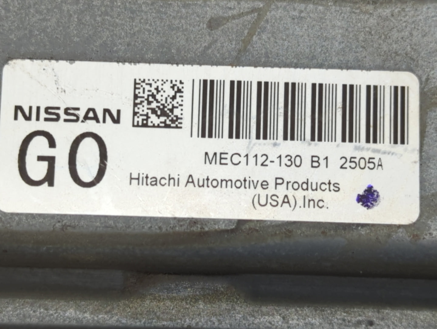 2011-2013 Nissan Altima PCM Engine Control Computer ECU ECM PCU OEM P/N:MEC112-130 B1 Fits Fits 2011 2012 2013 OEM Used Auto