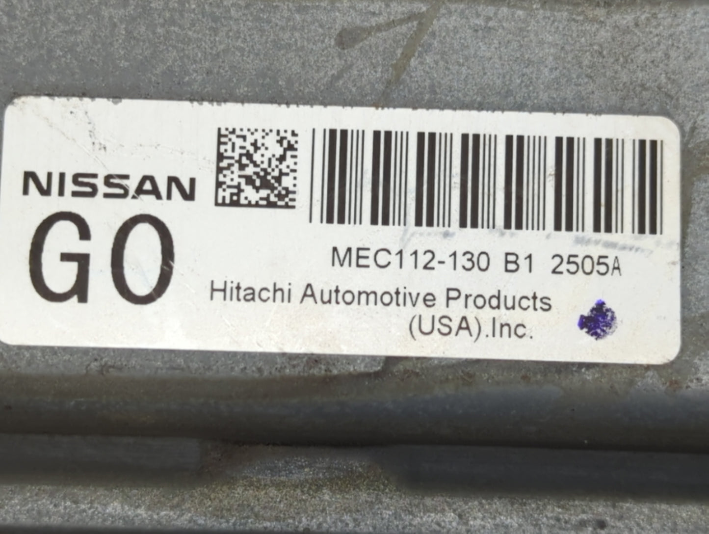 2011-2013 Nissan Altima PCM Engine Control Computer ECU ECM PCU OEM P/N:MEC112-130 B1 Fits Fits 2011 2012 2013 OEM Used Auto