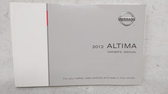 compare product 2012 Nissan Altima Owners Manual Book Guide OEM Used Auto Parts