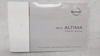 compare product 2012 Nissan Altima Owners Manual Book Guide OEM Used Auto Parts