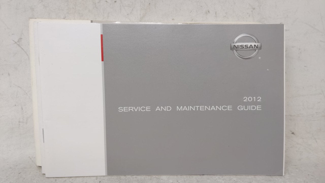2012 Nissan Altima Owners Manual Book Guide OEM Used Auto Parts - Oemusedautoparts1.com