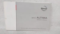 2012 Nissan Altima Owners Manual Book Guide OEM Used Auto Parts - Oemusedautoparts1.com