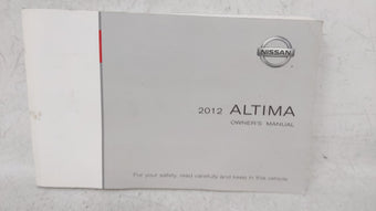 compare product 2012 Nissan Altima Owners Manual Book Guide OEM Used Auto Parts
