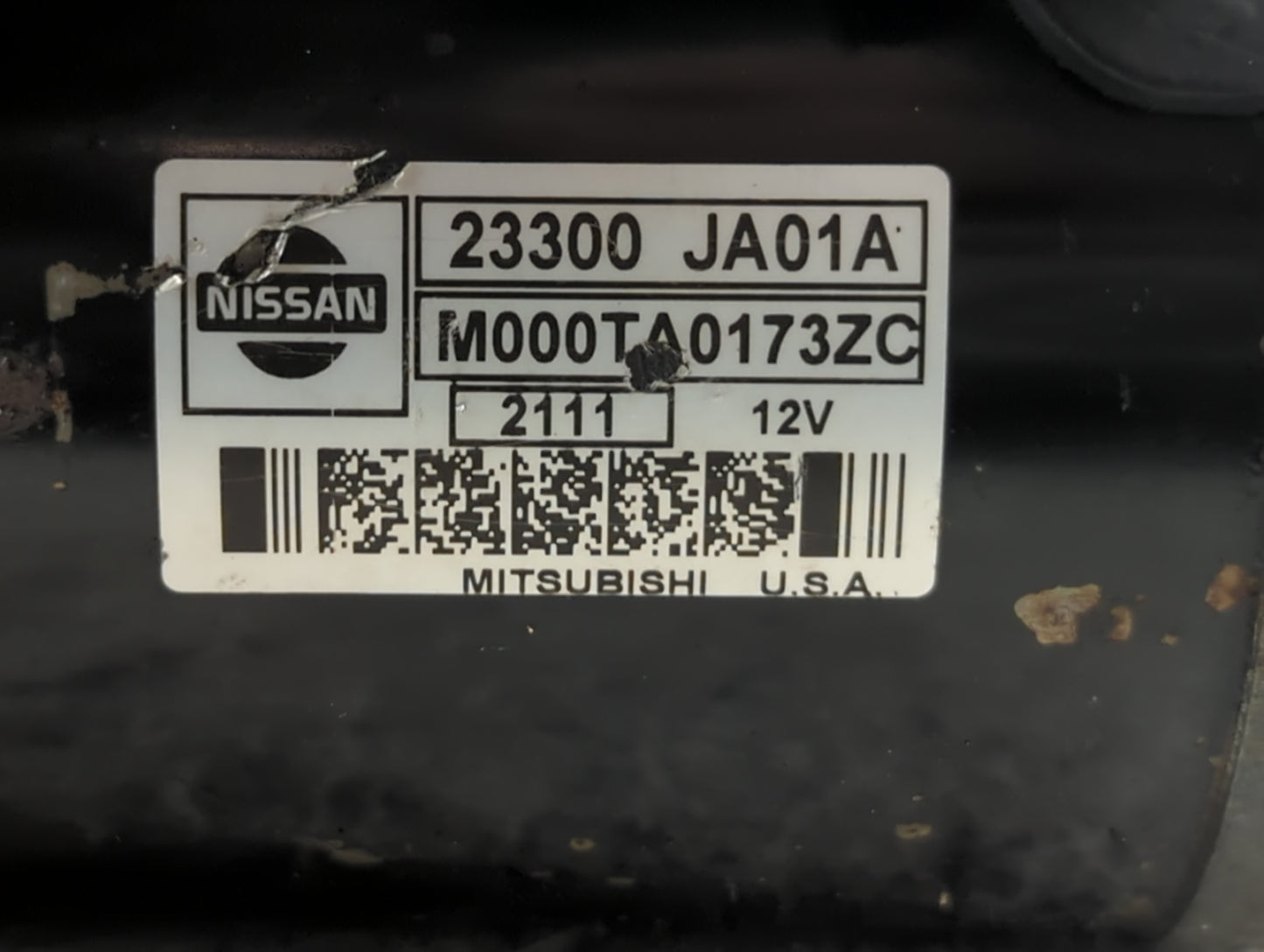 2007-2013 Nissan Altima Car Starter Motor Solenoid OEM P/N:M000TA0173ZC 23300 JA01A Fits Fits 2007 2008 2009 2010 2011 2012 