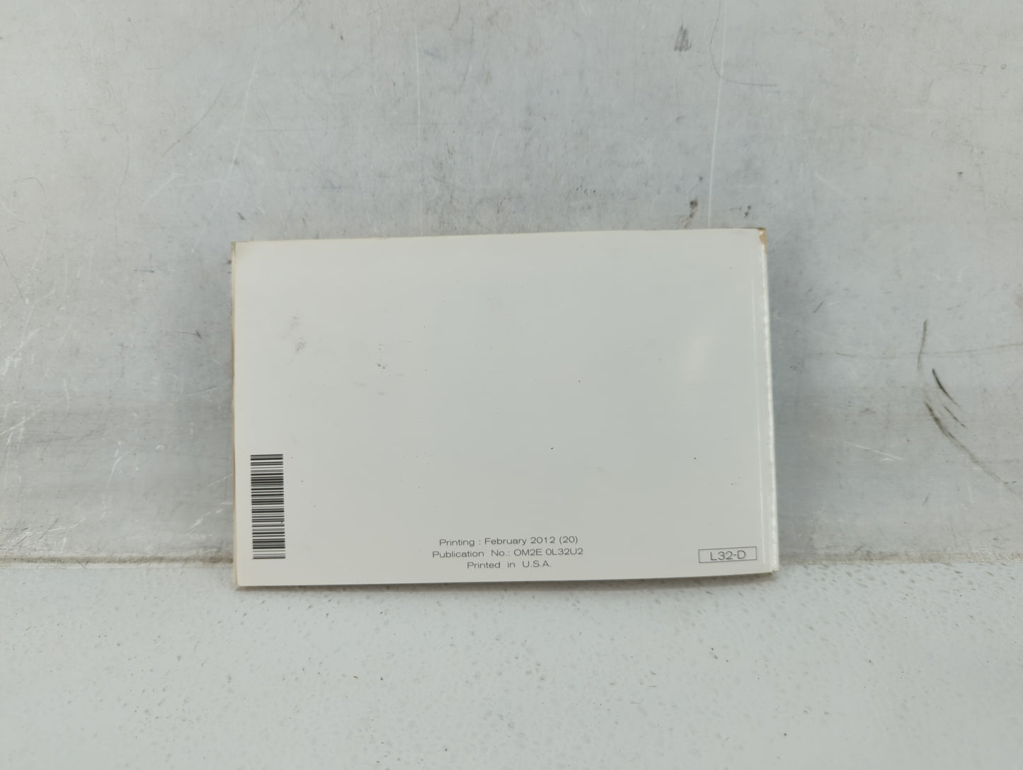 2012 Nissan Altima Owners Manual Book Guide P/N:OM2E 0L32U2 OEM Used Auto Parts - Oemusedautoparts1.com