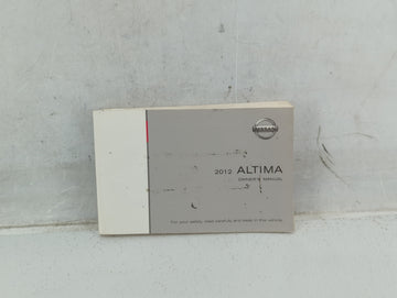 2012 Nissan Altima Owners Manual Book Guide P/N:OM2E 0L32U0 OEM Used Auto Parts - Oemusedautoparts1.com