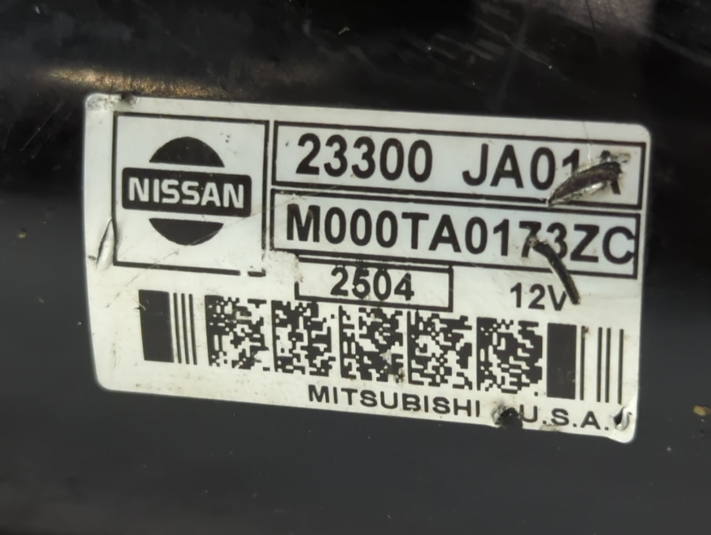 2007-2013 Nissan Altima Car Starter Motor Solenoid OEM P/N:23300 JA01 M000TA0173ZC Fits Fits 2007 2008 2009 2010 2011 2012 2
