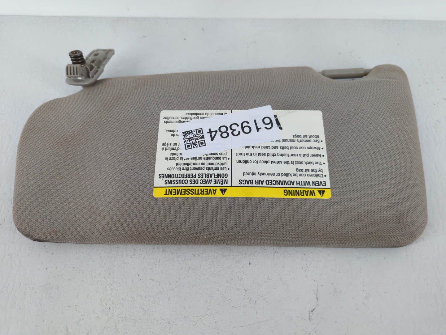 2010-2012 Nissan Altima Sun Visor Shade Replacement Passenger Right Mirror Fits Fits 2010 2011 2012 OEM Used Auto Parts - Oe