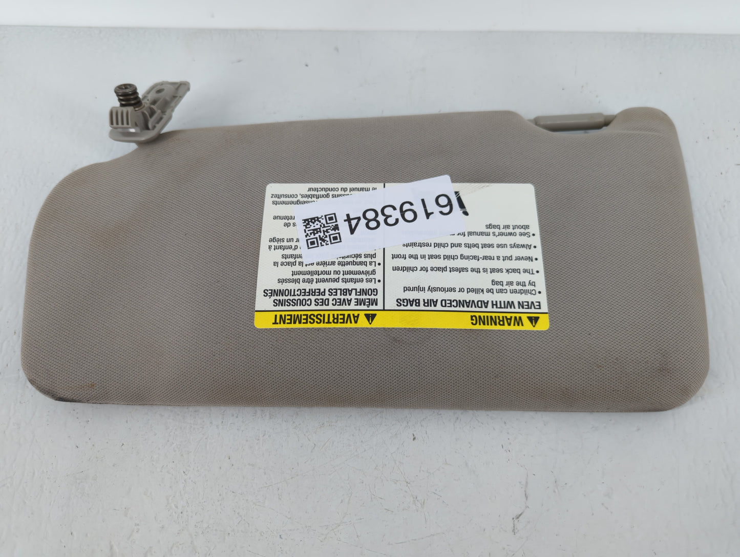 2010-2012 Nissan Altima Sun Visor Shade Replacement Passenger Right Mirror Fits Fits 2010 2011 2012 OEM Used Auto Parts - Oe
