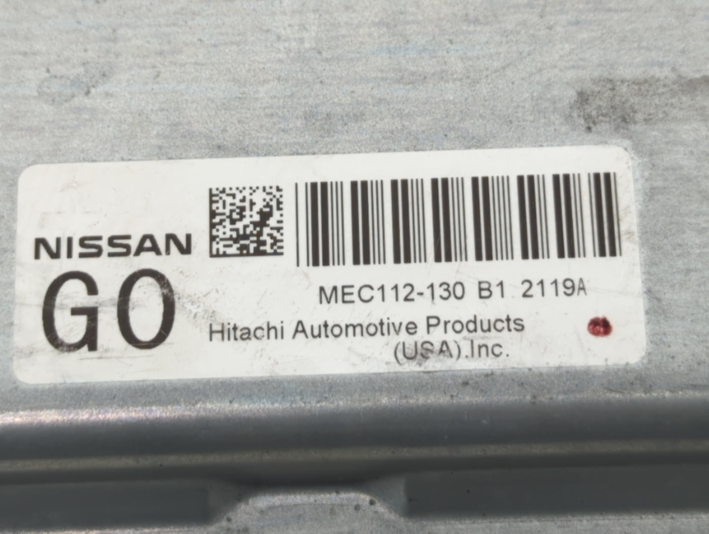 2011-2013 Nissan Altima PCM Engine Control Computer ECU ECM PCU OEM P/N:MEC-112-130 B1 2119A Fits Fits 2011 2012 2013 OEM Us