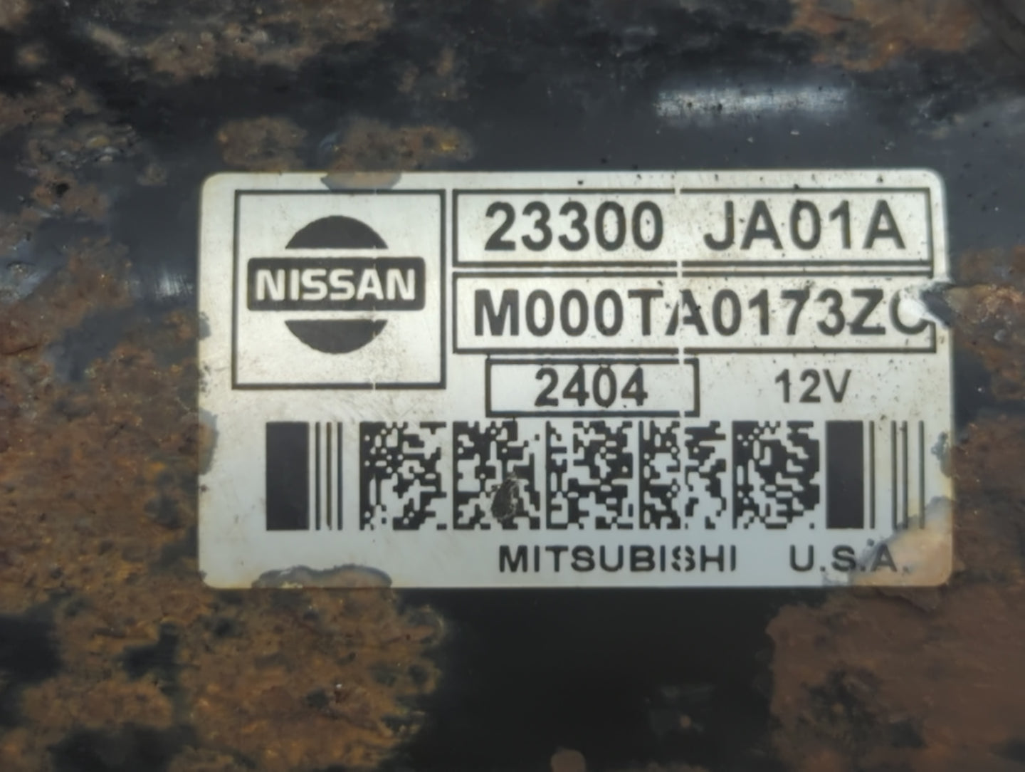 2007-2013 Nissan Altima Car Starter Motor Solenoid OEM P/N:23300 JA01A Fits Fits 2007 2008 2009 2010 2011 2012 2013 OEM Used