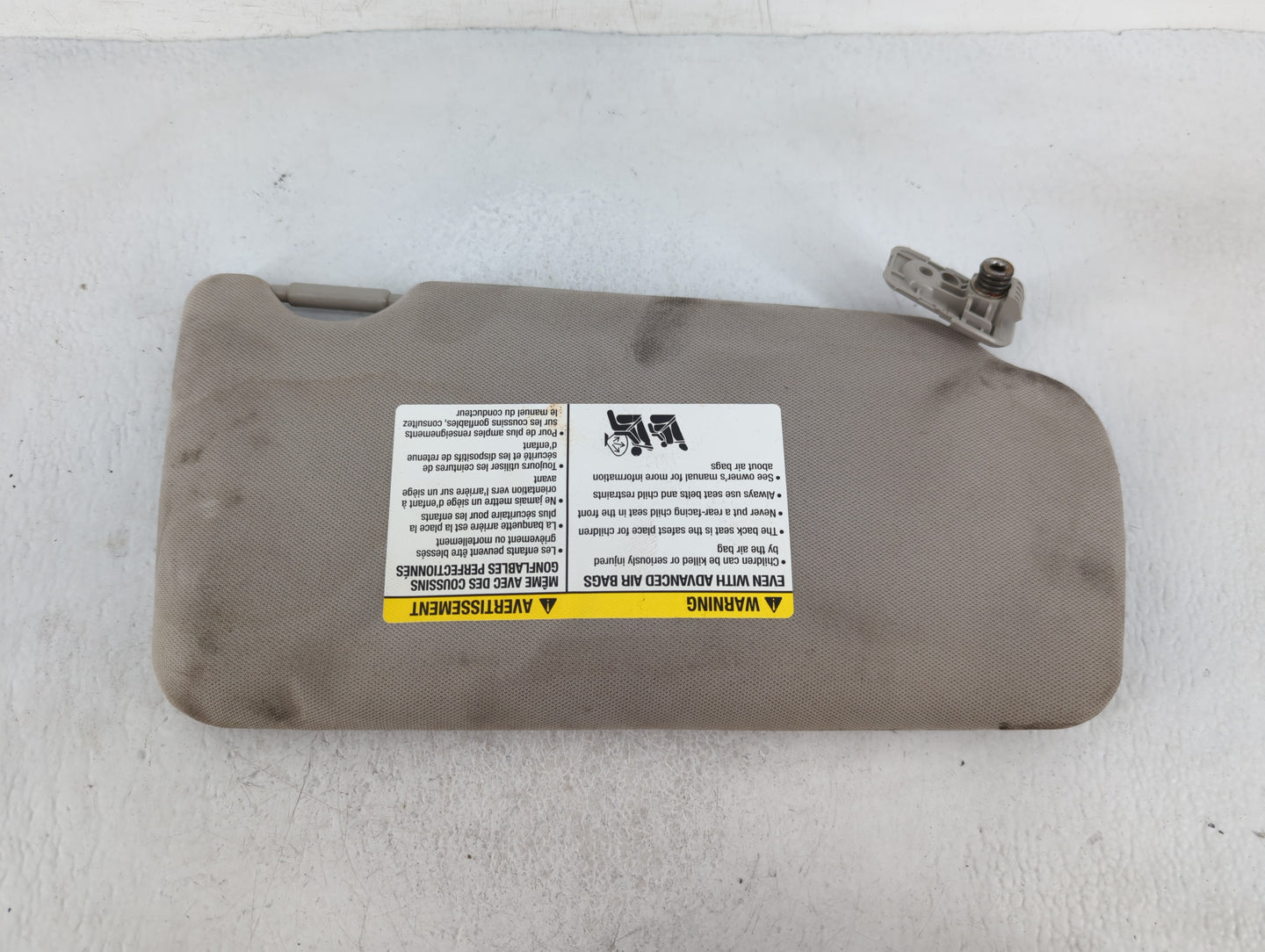 2010-2012 Nissan Altima Sun Visor Shade Replacement Driver Left Mirror Fits Fits 2010 2011 2012 OEM Used Auto Parts - Oemuse
