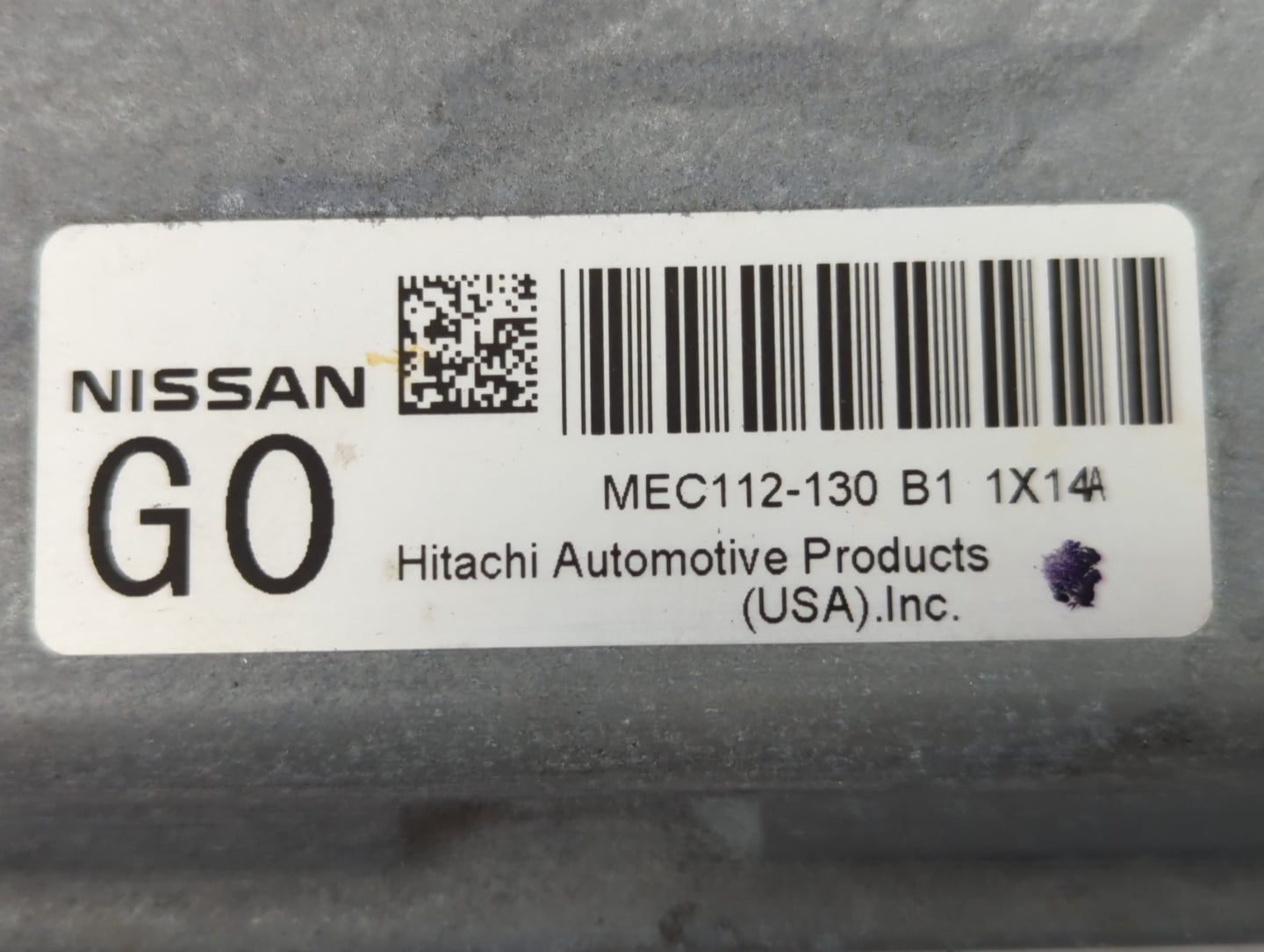 2011-2013 Nissan Altima PCM Engine Control Computer ECU ECM PCU OEM P/N:MEC112-130 B1 1X14A Fits Fits 2011 2012 2013 OEM Use