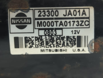 2007-2013 Nissan Altima Car Starter Motor Solenoid OEM P/N:23300 JA01A Fits Fits 2007 2008 2009 2010 2011 2012 2013 OEM Used Auto Parts