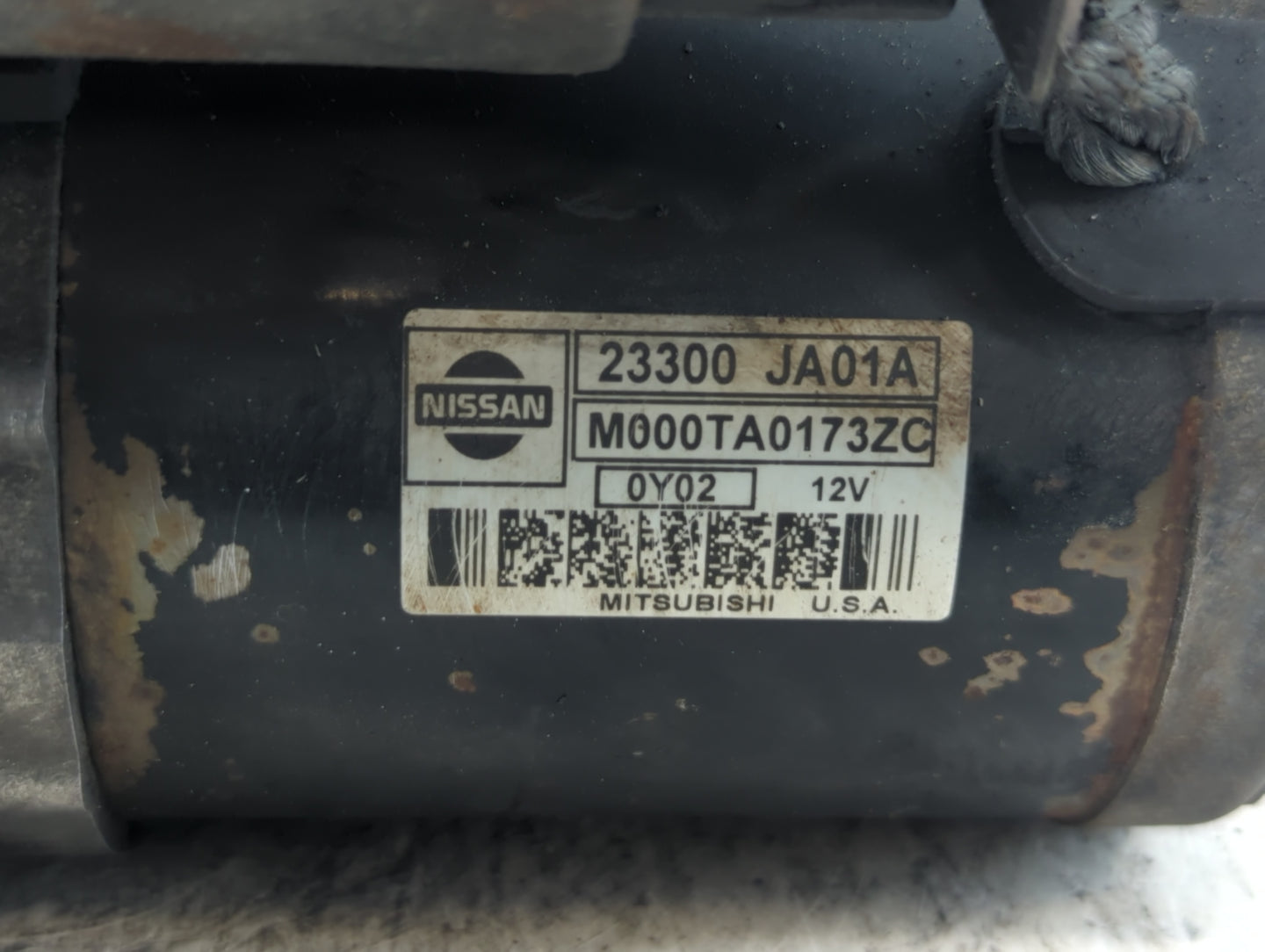 2007-2013 Nissan Altima Car Starter Motor Solenoid OEM P/N:23300 JA01A Fits Fits 2007 2008 2009 2010 2011 2012 2013 OEM Used
