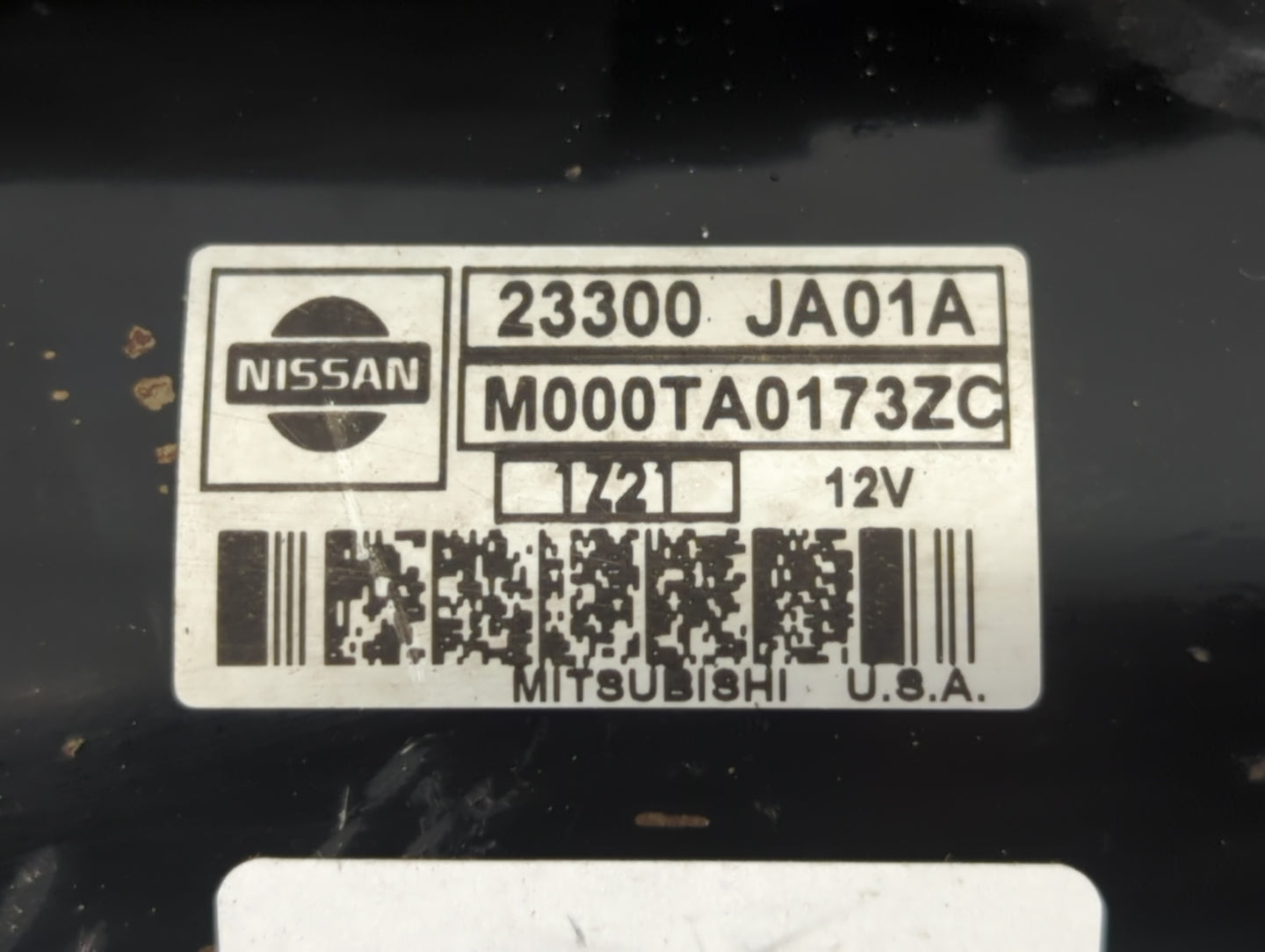 2007-2013 Nissan Altima Car Starter Motor Solenoid OEM P/N:M000TA0173ZC 23300 JA01A Fits Fits 2007 2008 2009 2010 2011 2012 