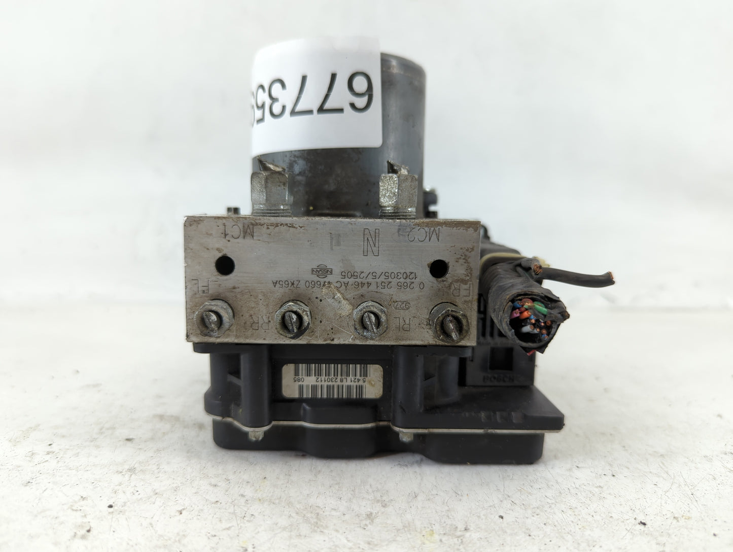 2011-2012 Nissan Altima ABS Pump Control Module Replacement P/N:0 265 251 446 AC 47660 ZY65A Fits Fits 2011 2012 OEM Used Au