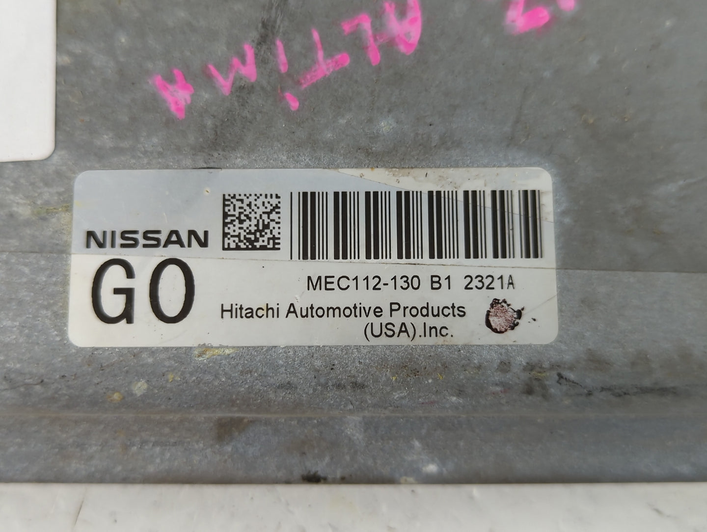 2011-2013 Nissan Altima PCM Engine Control Computer ECU ECM PCU OEM P/N:MEC112-130 B1 MEC112-130 B1 1X14A Fits Fits 2011 201