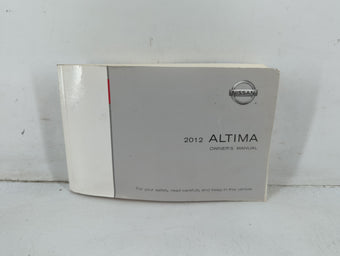 compare product 2012 Nissan Altima Owners Manual Book Guide P/N:OM2E 0L32U2 OEM Used Auto Parts