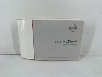 2012 Nissan Altima Owners Manual Book Guide P/N:OM2E 0L32U2 OEM Used Auto Parts - Oemusedautoparts1.com