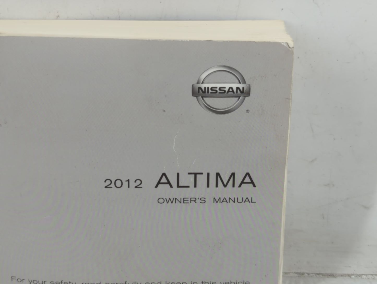 2012 Nissan Altima Owners Manual Book Guide P/N:OM2E 0L32U2 OEM Used Auto Parts - Oemusedautoparts1.com