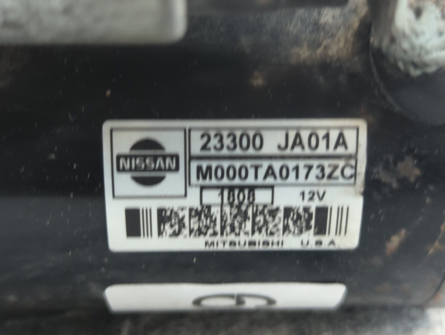 2007-2013 Nissan Altima Car Starter Motor Solenoid OEM P/N:23300 JA01A Fits Fits 2007 2008 2009 2010 2011 2012 2013 OEM Used