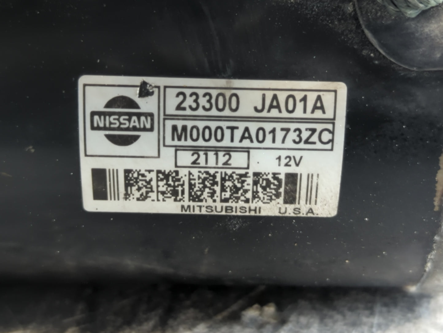 2007-2013 Nissan Altima Car Starter Motor Solenoid OEM P/N:M000TA0173ZC 23300 JA01A Fits Fits 2007 2008 2009 2010 2011 2012 