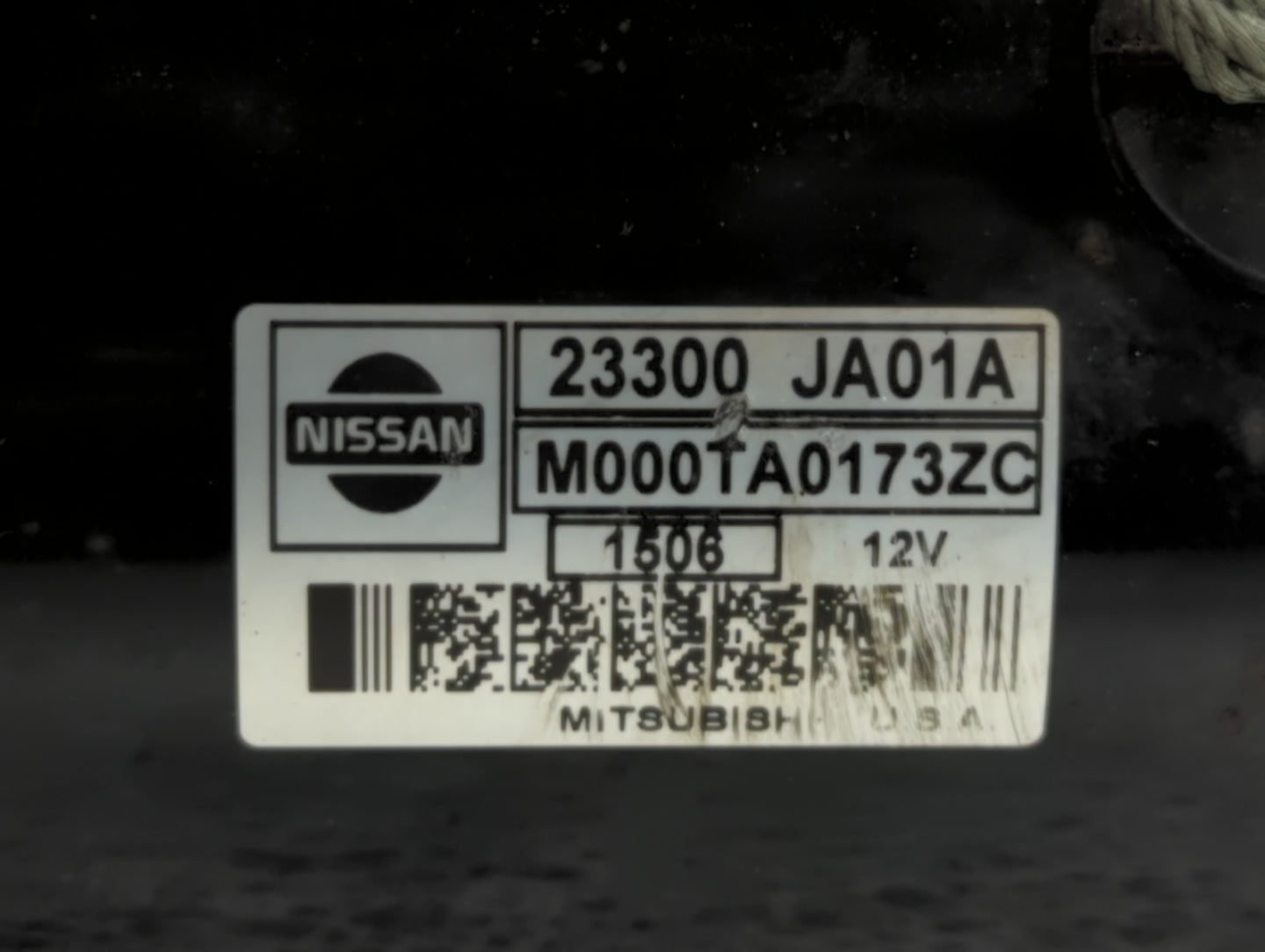 2007-2013 Nissan Altima Car Starter Motor Solenoid OEM P/N:M000TA0173ZC 23300 JA01A Fits Fits 2007 2008 2009 2010 2011 2012 