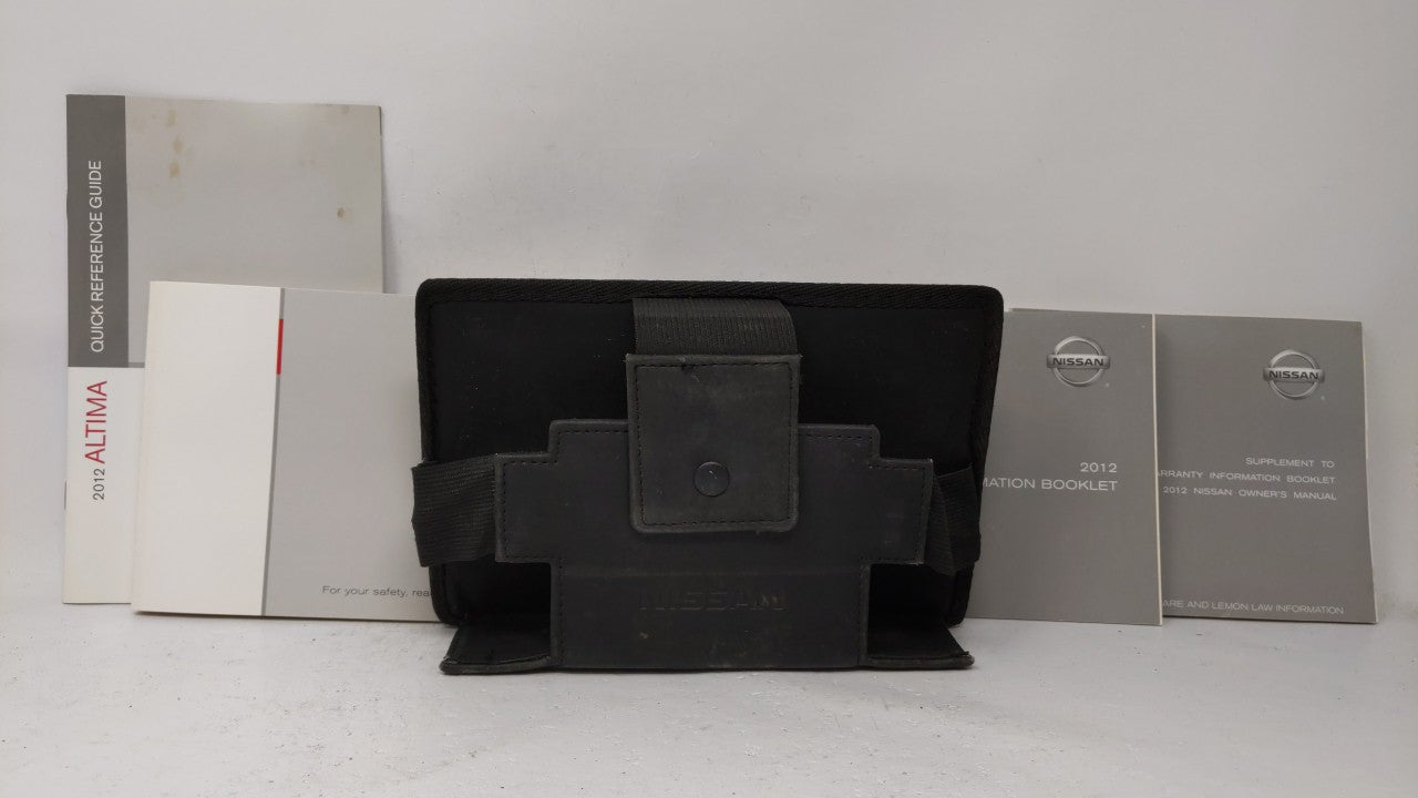 2012 Nissan Altima Owners Manual Book Guide OEM Used Auto Parts - Oemusedautoparts1.com