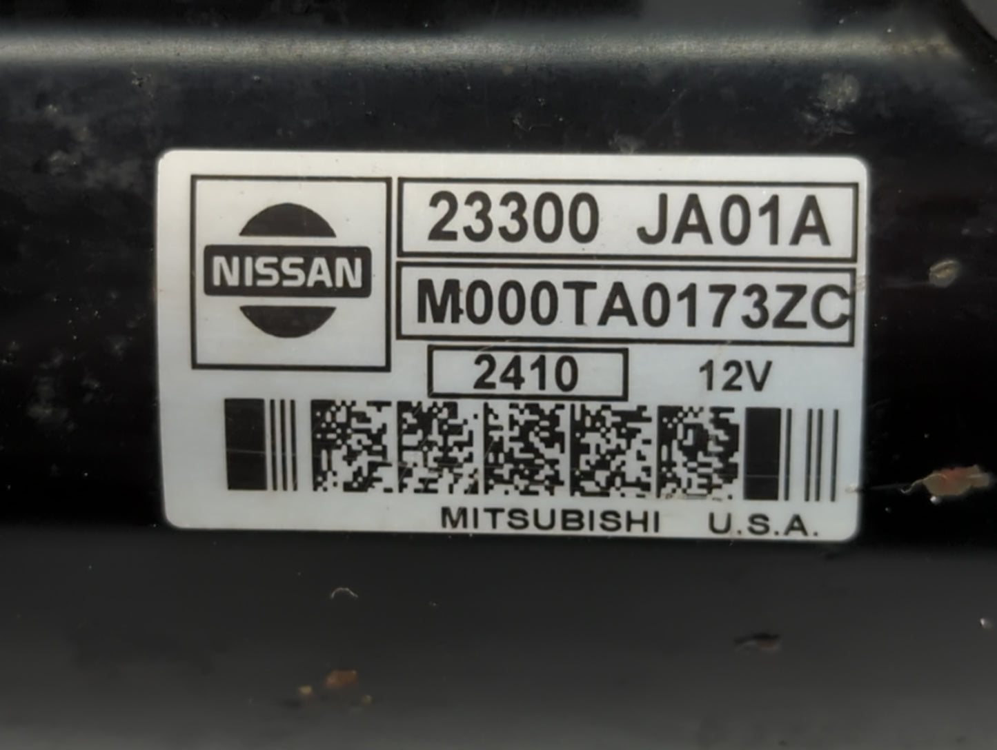 2007-2013 Nissan Altima Car Starter Motor Solenoid OEM P/N:23300 JA01A Fits Fits 2007 2008 2009 2010 2011 2012 2013 OEM Used