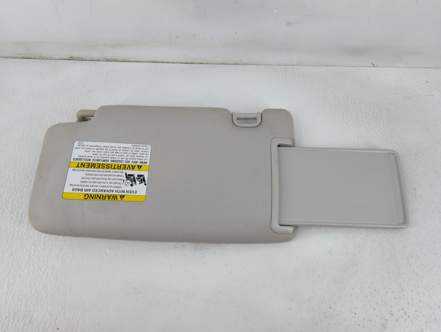 2010-2013 Nissan Altima Sun Visor Shade Replacement Passenger Right Mirror Fits Fits 2010 2011 2012 2013 OEM Used Auto Parts