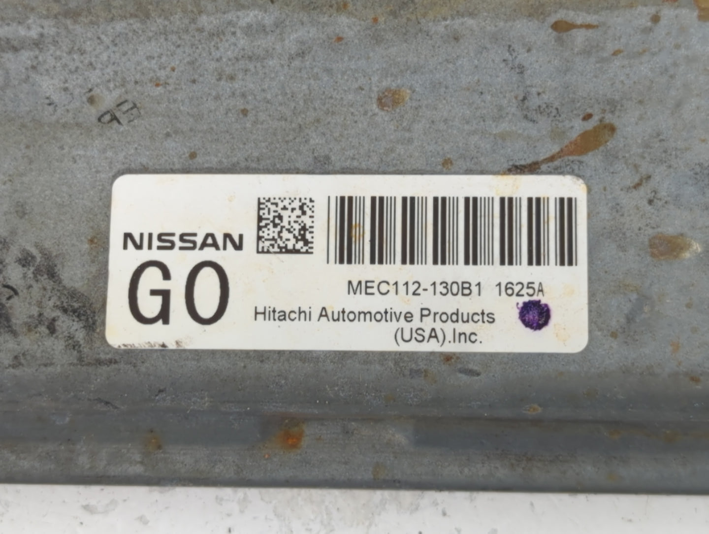 2011-2013 Nissan Altima PCM Engine Control Computer ECU ECM PCU OEM P/N:MEC112-130B1 1625A Fits Fits 2011 2012 2013 OEM Used
