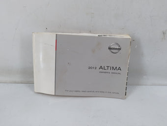 compare product 2012 Nissan Altima Owners Manual Book Guide P/N:OM2E OL32U1 OEM Used Auto Parts