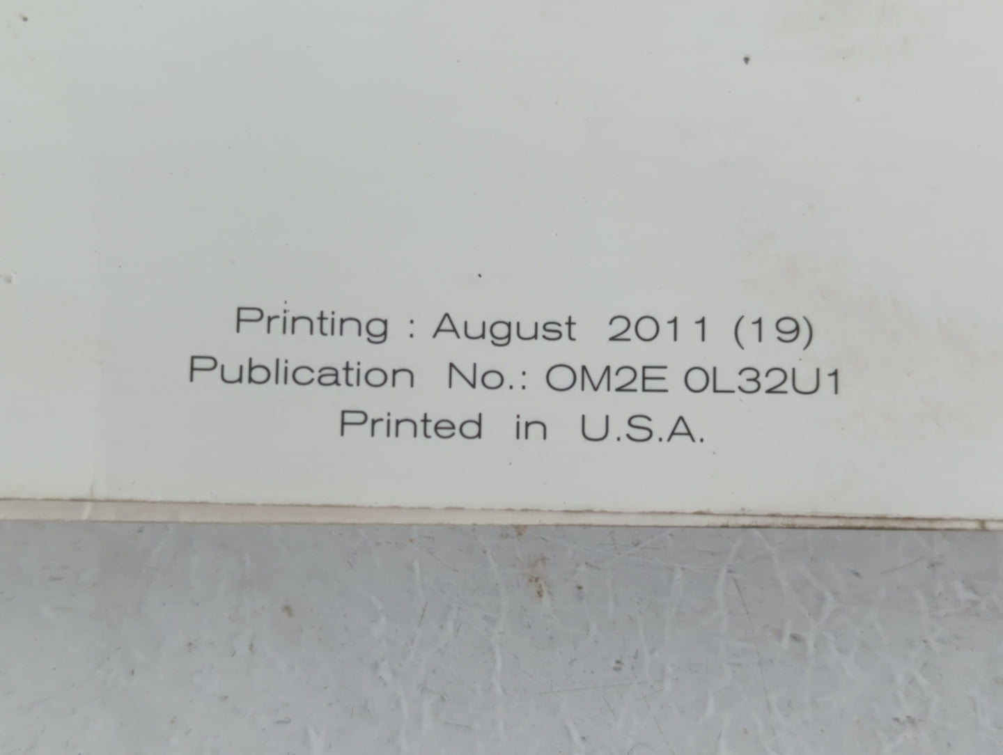 2012 Nissan Altima Owners Manual Book Guide P/N:OM2E OL32U1 OEM Used Auto Parts - Oemusedautoparts1.com