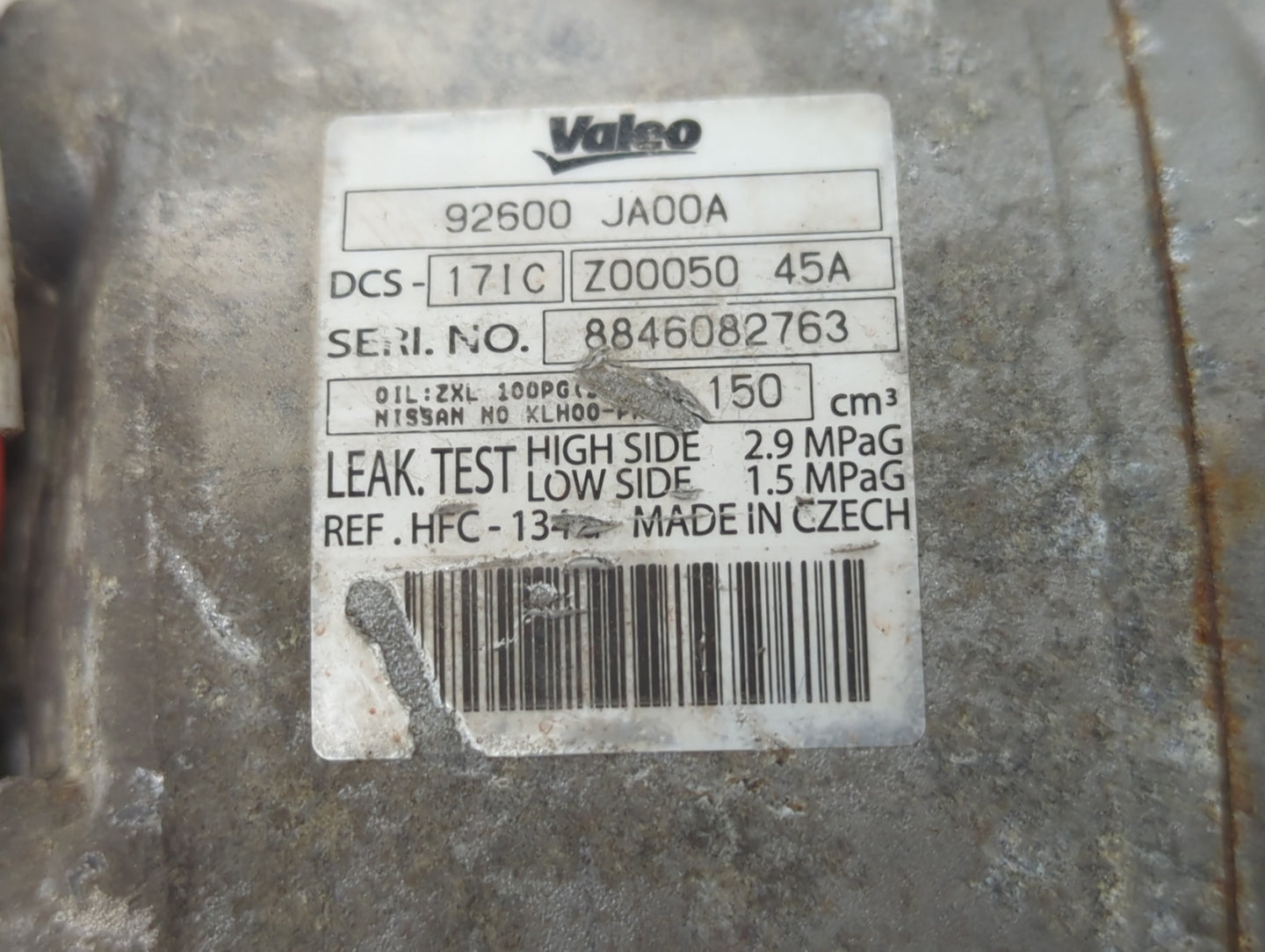 2007-2013 Nissan Altima Air Conditioning A/c Ac Compressor Oem - Oemusedautoparts1.com